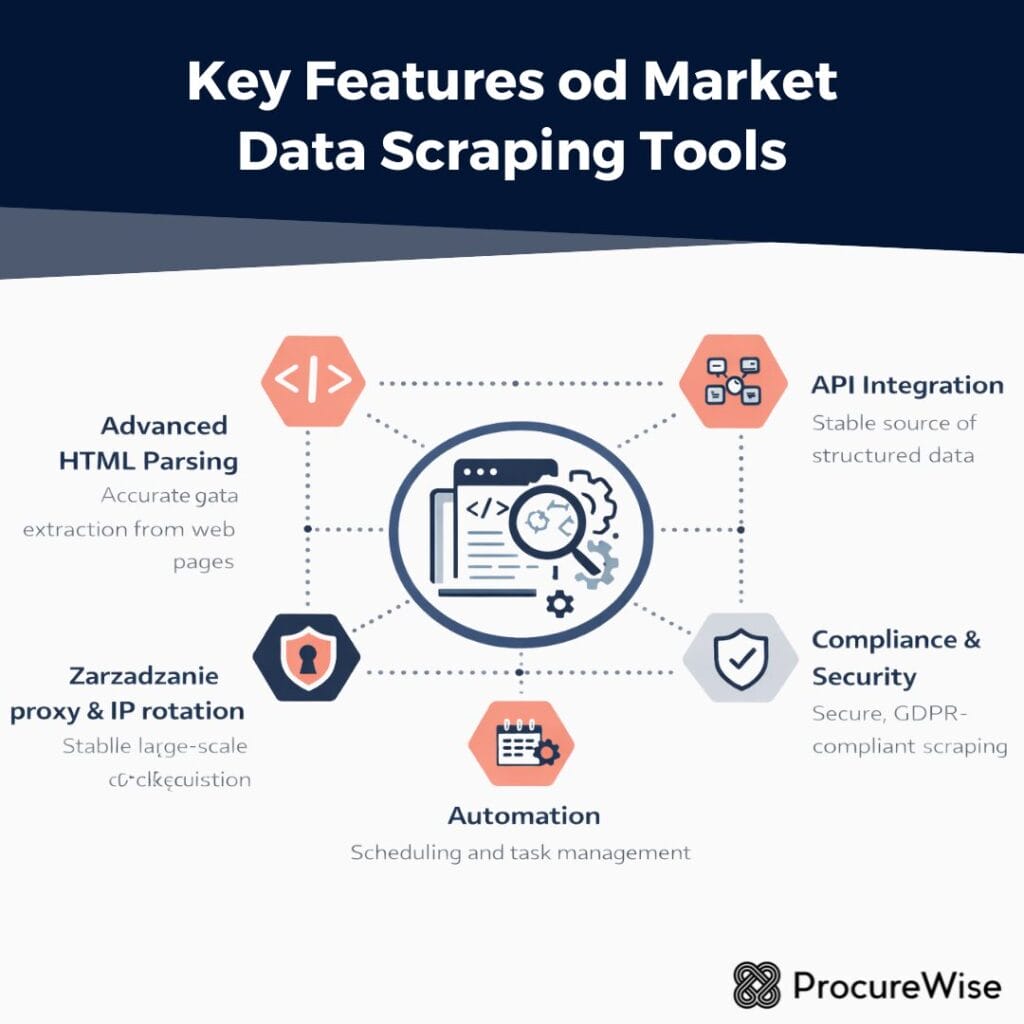 Key Features od Market Data Scraping Tools